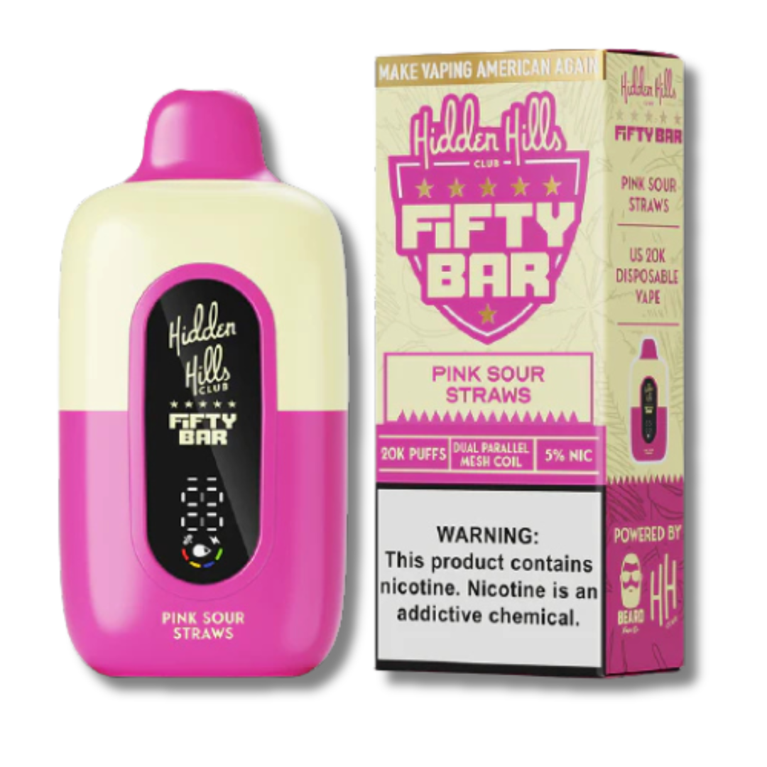 Fifty Bar X Hidden Hills Club Disposable Vape 20K