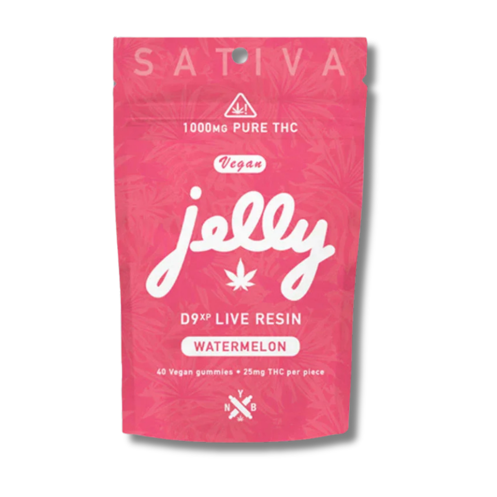 NYB Jelly Delta 9 Live Resin Gummies 1000MG - Watermelon
