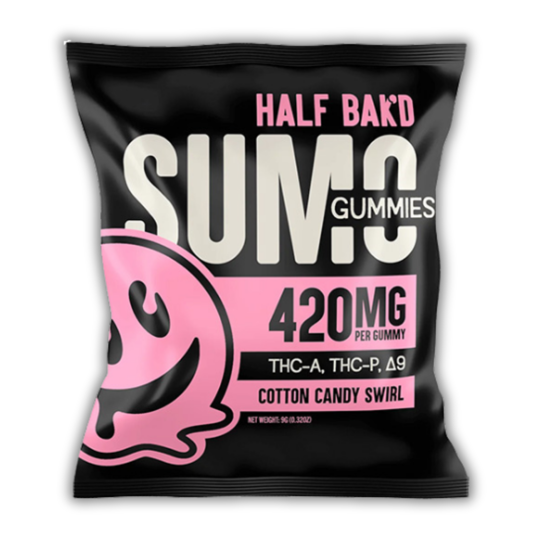 Half Bak'd Sumo 420MG Gummies 2 Pack