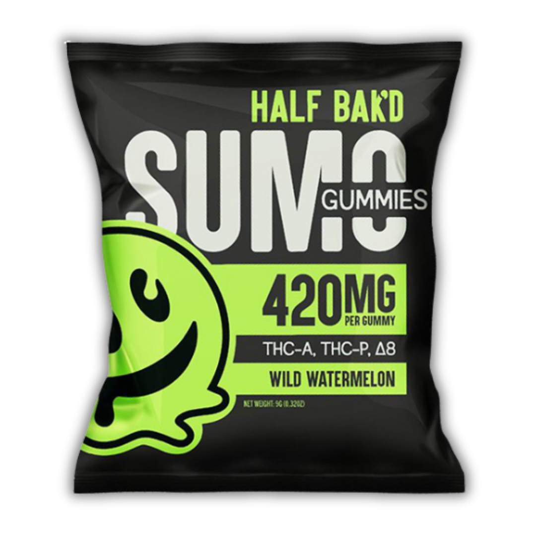Half Bak'd Sumo 420MG Gummies 2 Pack