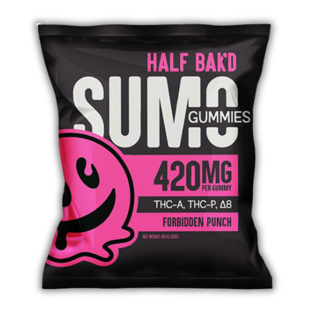 Half Bak'd Sumo 420MG Gummies 2 Pack