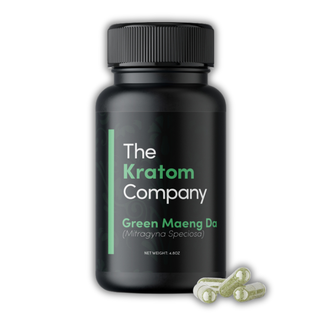The Kratom Company Premium Kratom Capsules Jar