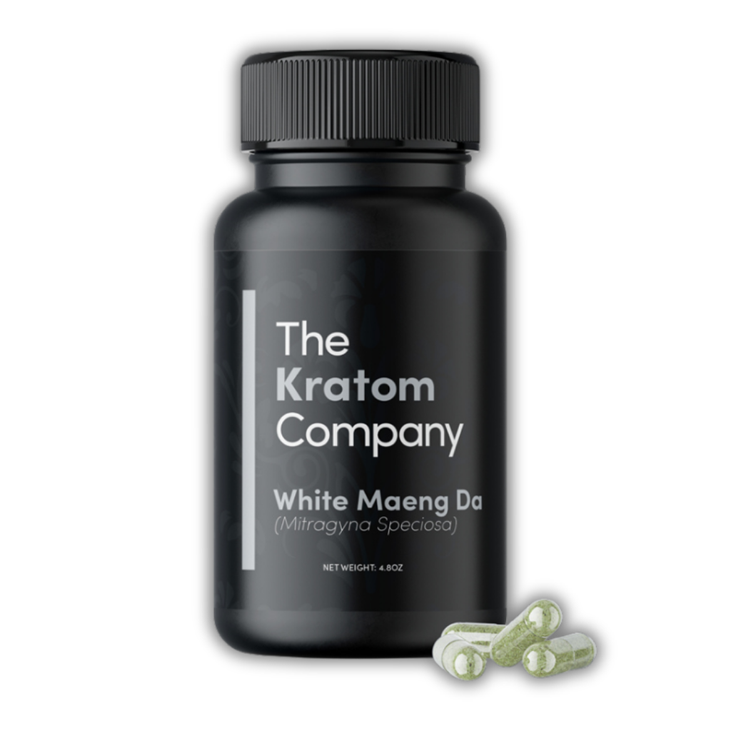 The Kratom Company Premium Kratom Capsules Jar