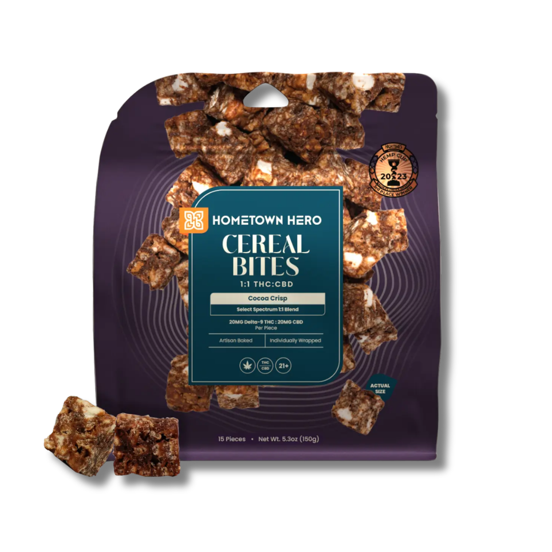 Hometown Hero Delta 9 THC Cereal Bites - Coca Crisp 