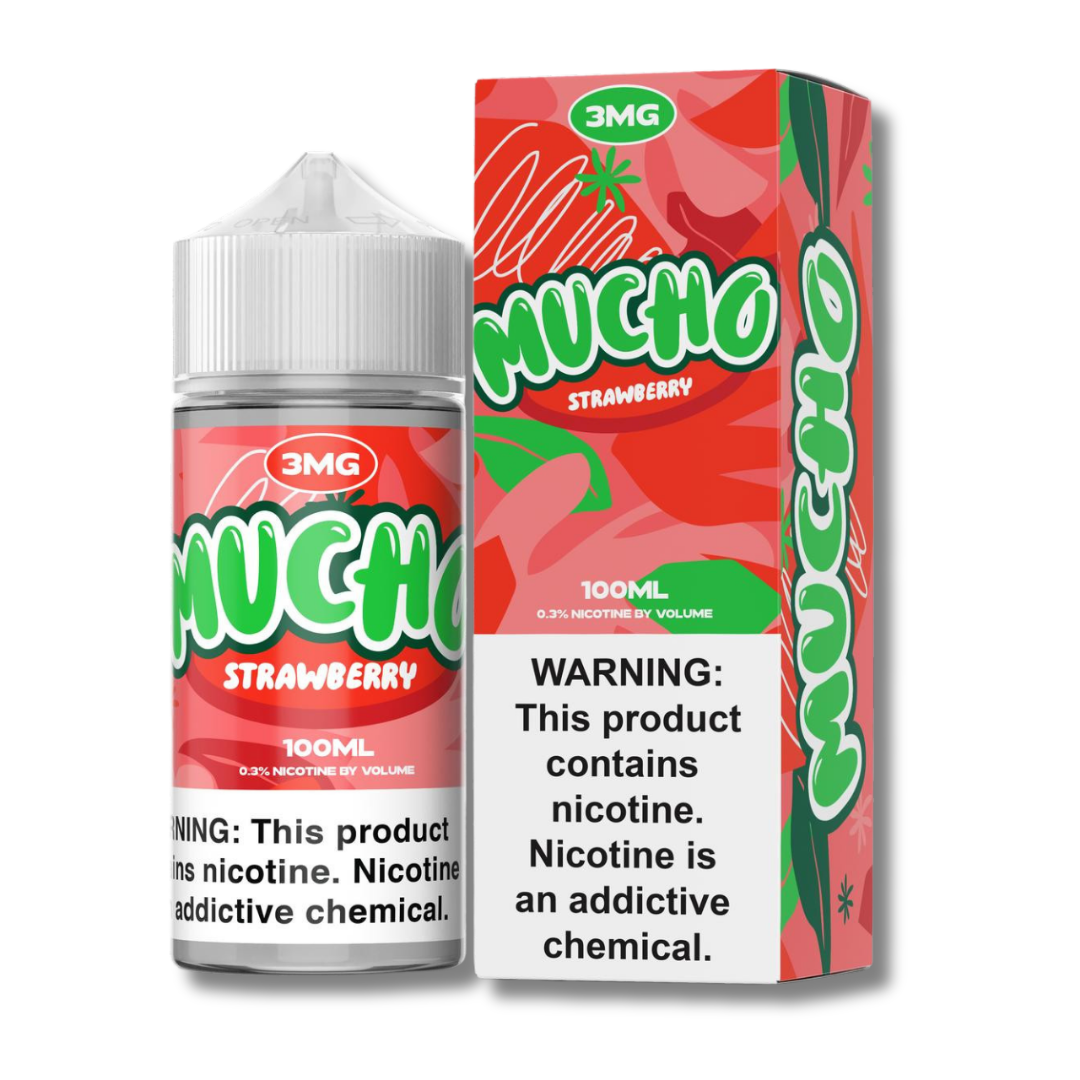Mucho Regular E-Liquid 100mL - Strawberry