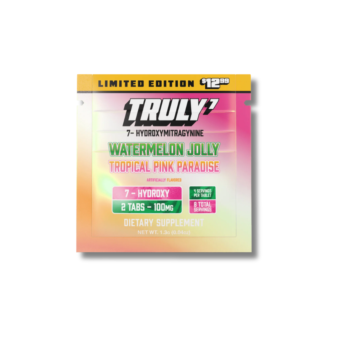 Truly Tablets 100MG 2 Pack - Watermelon Jolly / Tropical Pink Paradise