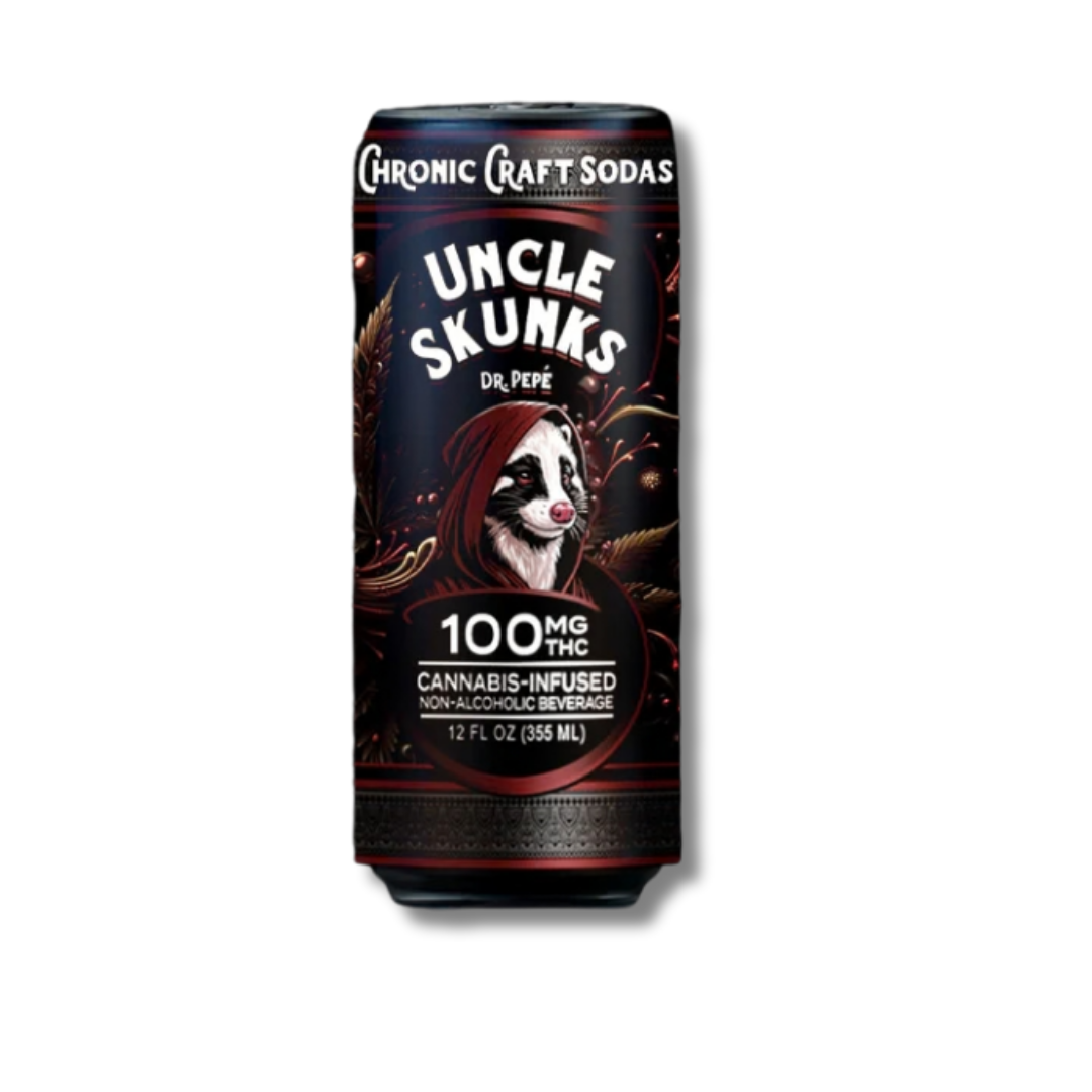 Uncle Skunks Delta 9 THC Infused Soda 100MG - Dr. Pepe