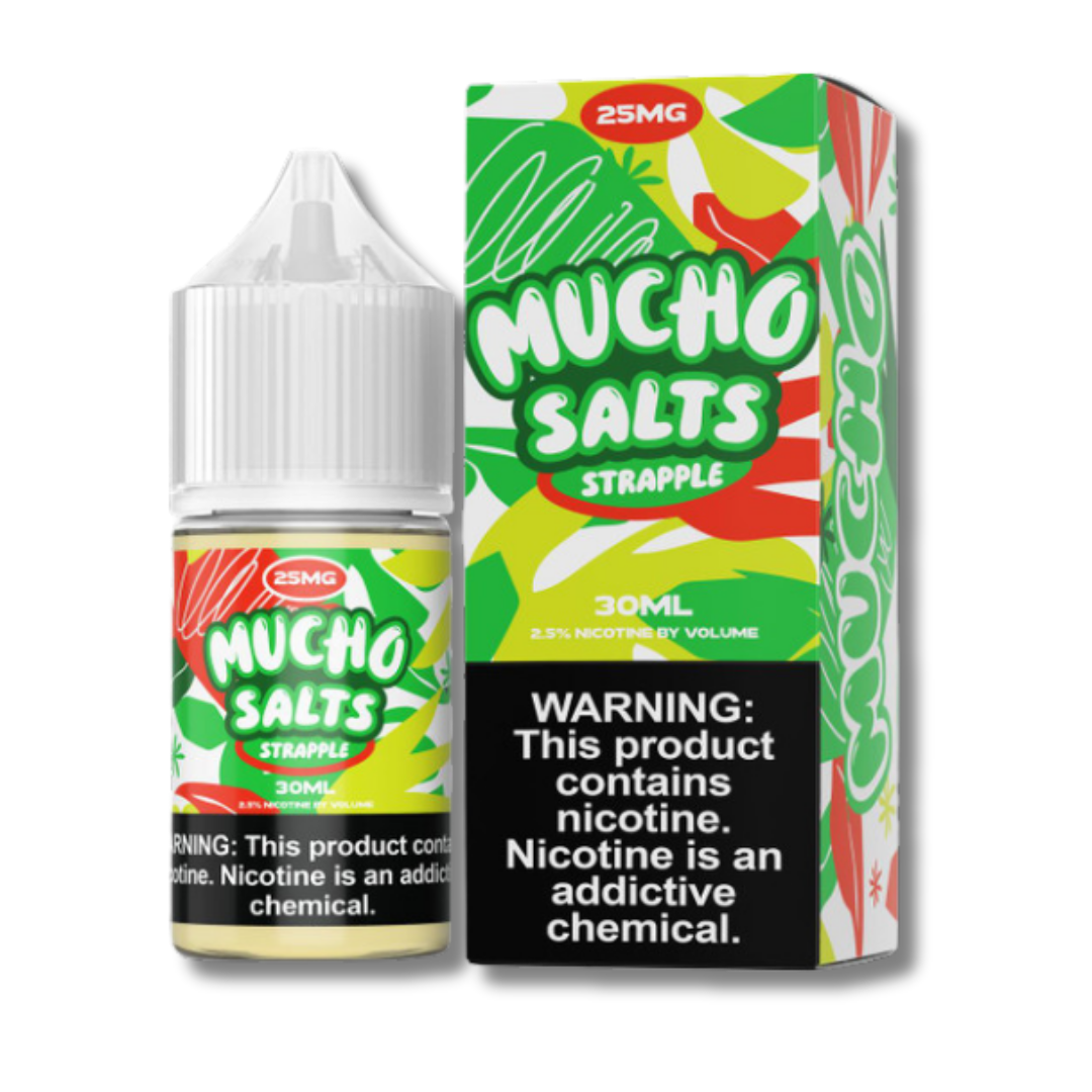 Mucho Salt Nicotine E-Liquid 30mL. - Strapple