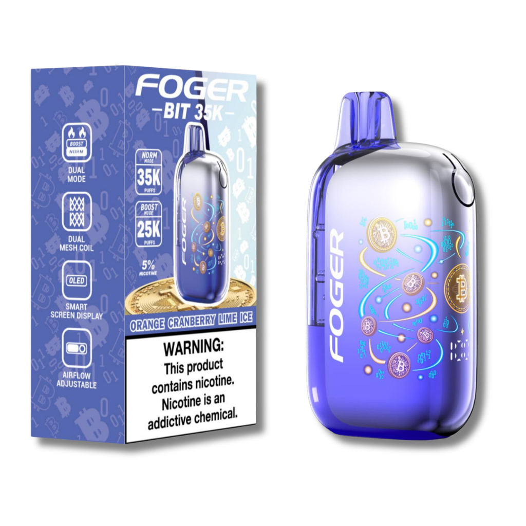 Foger Bit 35K Disposable Vape - Orange Cranberry Lime Ice