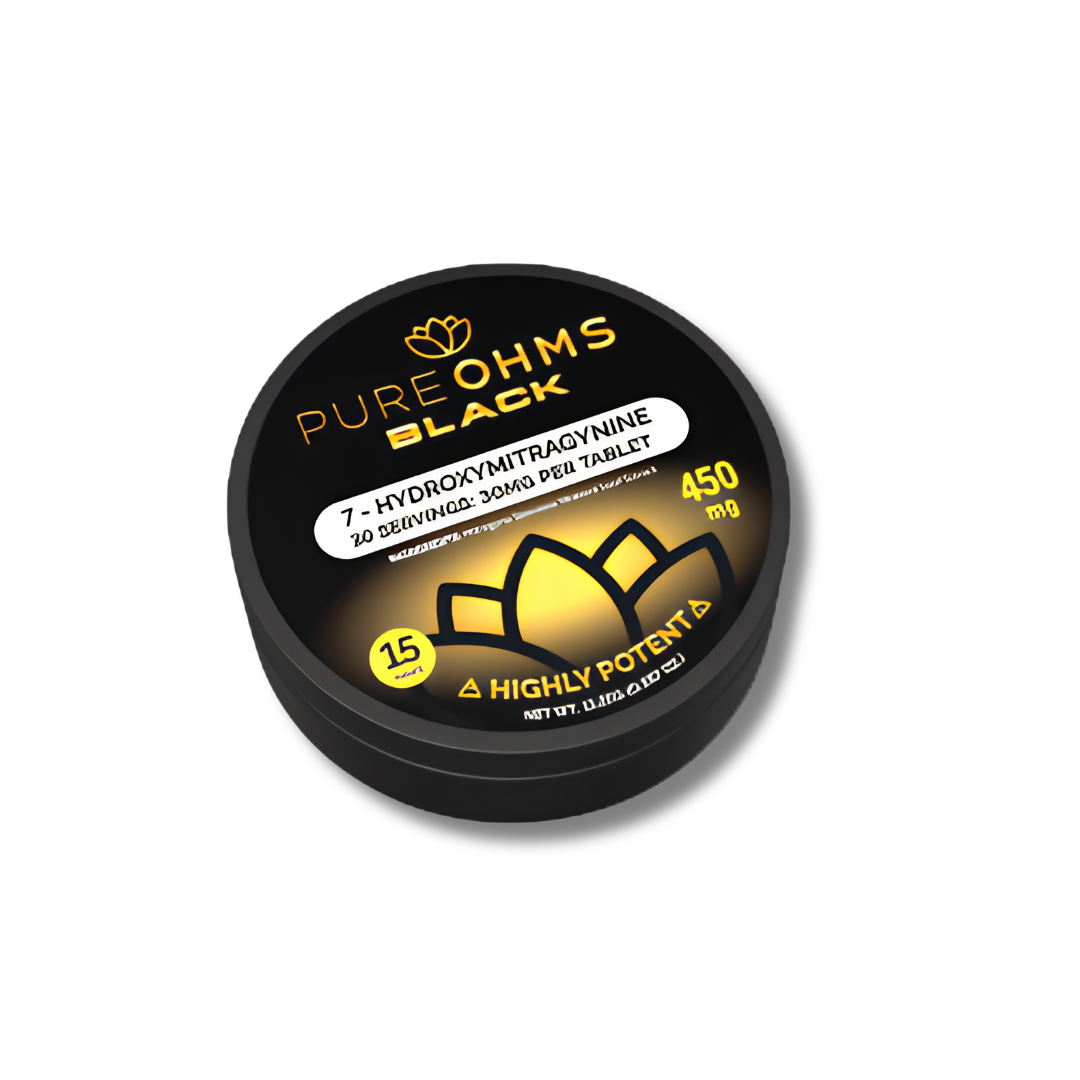 Pure OHMS Black Tablets 450MG 15CT 