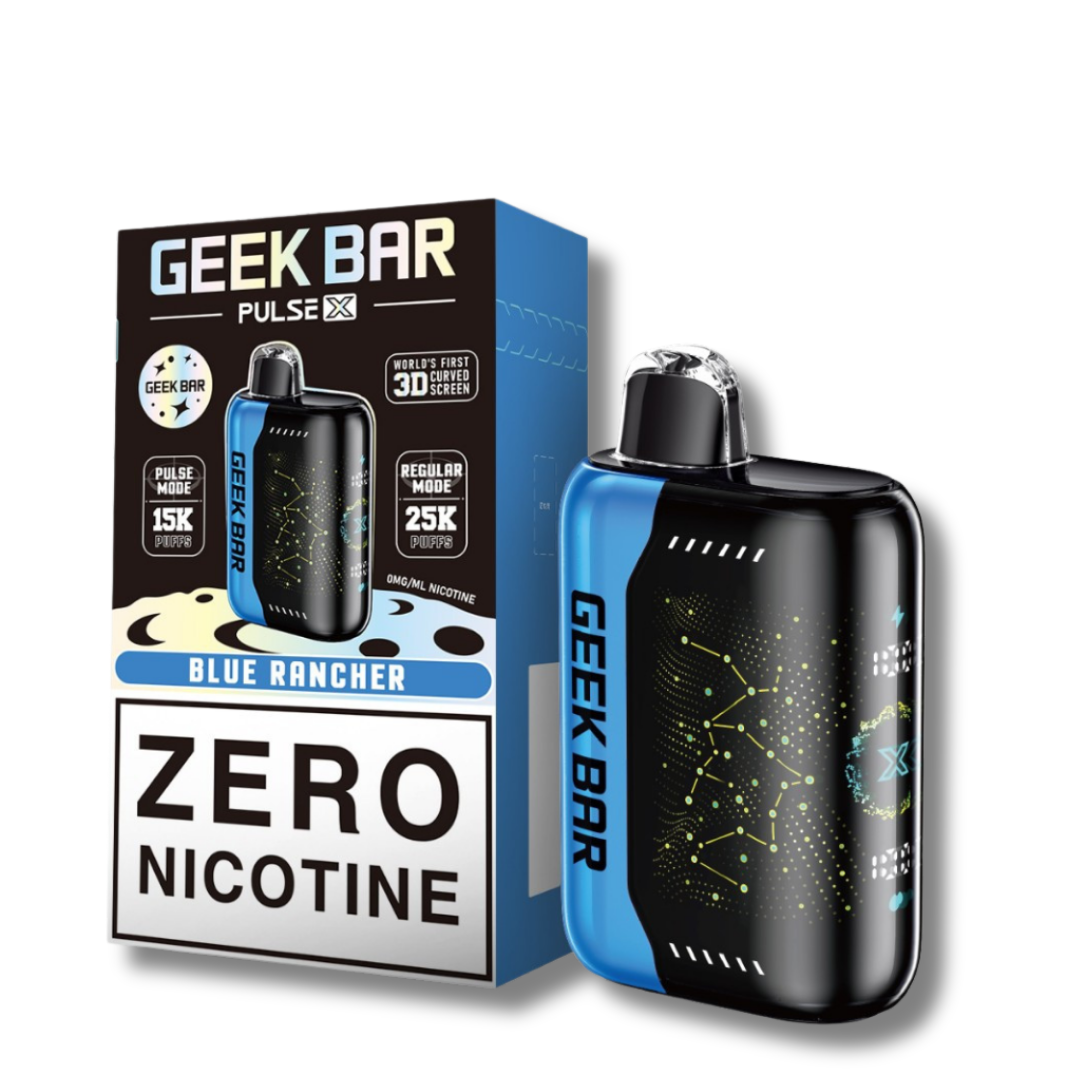 Geek Bar Pulse X 25K Zero Nicotine Disposable Vape - Blue Rancher