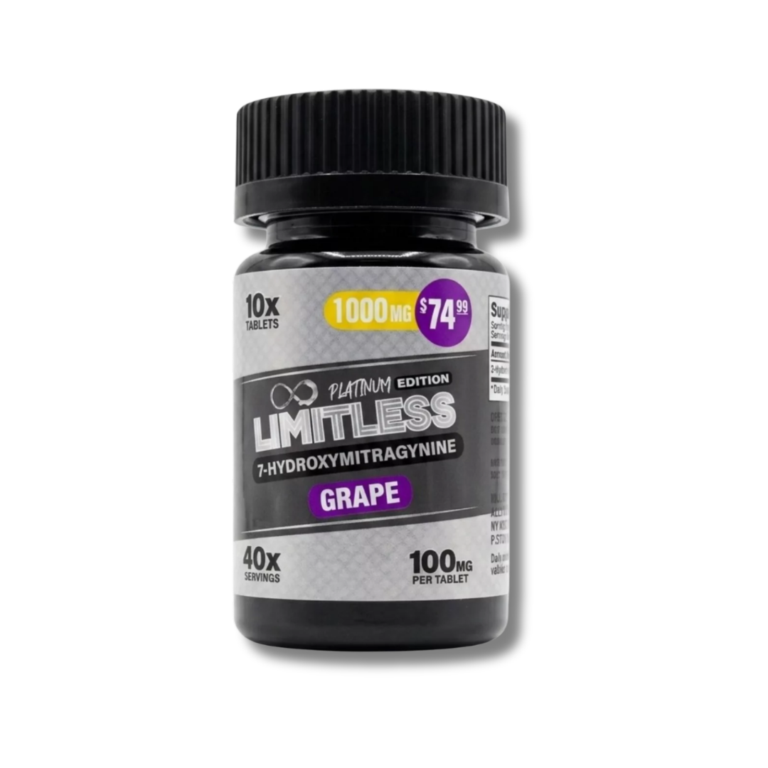 Limitless Platinum Edition 1000mg 10 Count Bottle - Grape