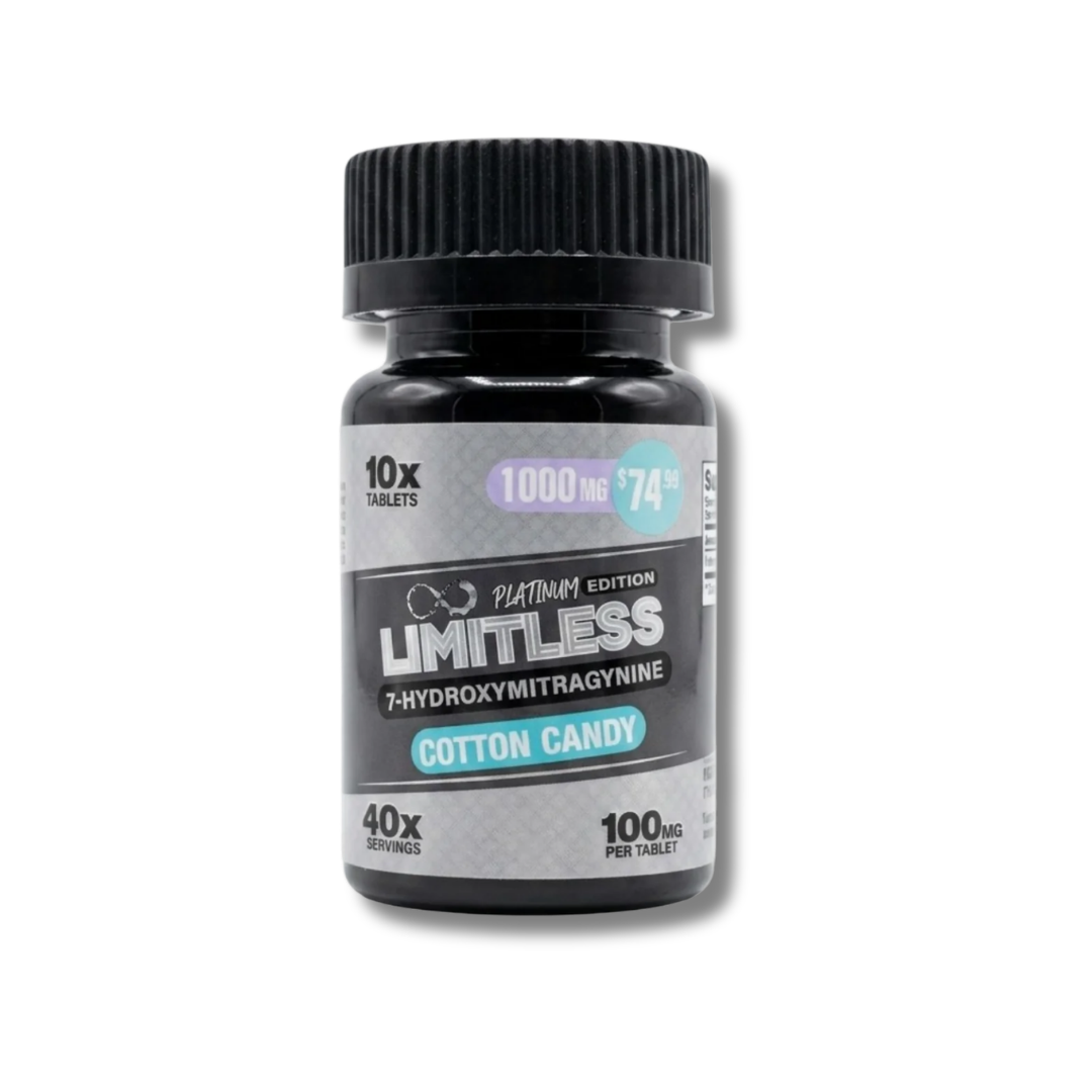 Limitless Platinum Edition 1000mg 10 Count Bottle - Cotton Candy