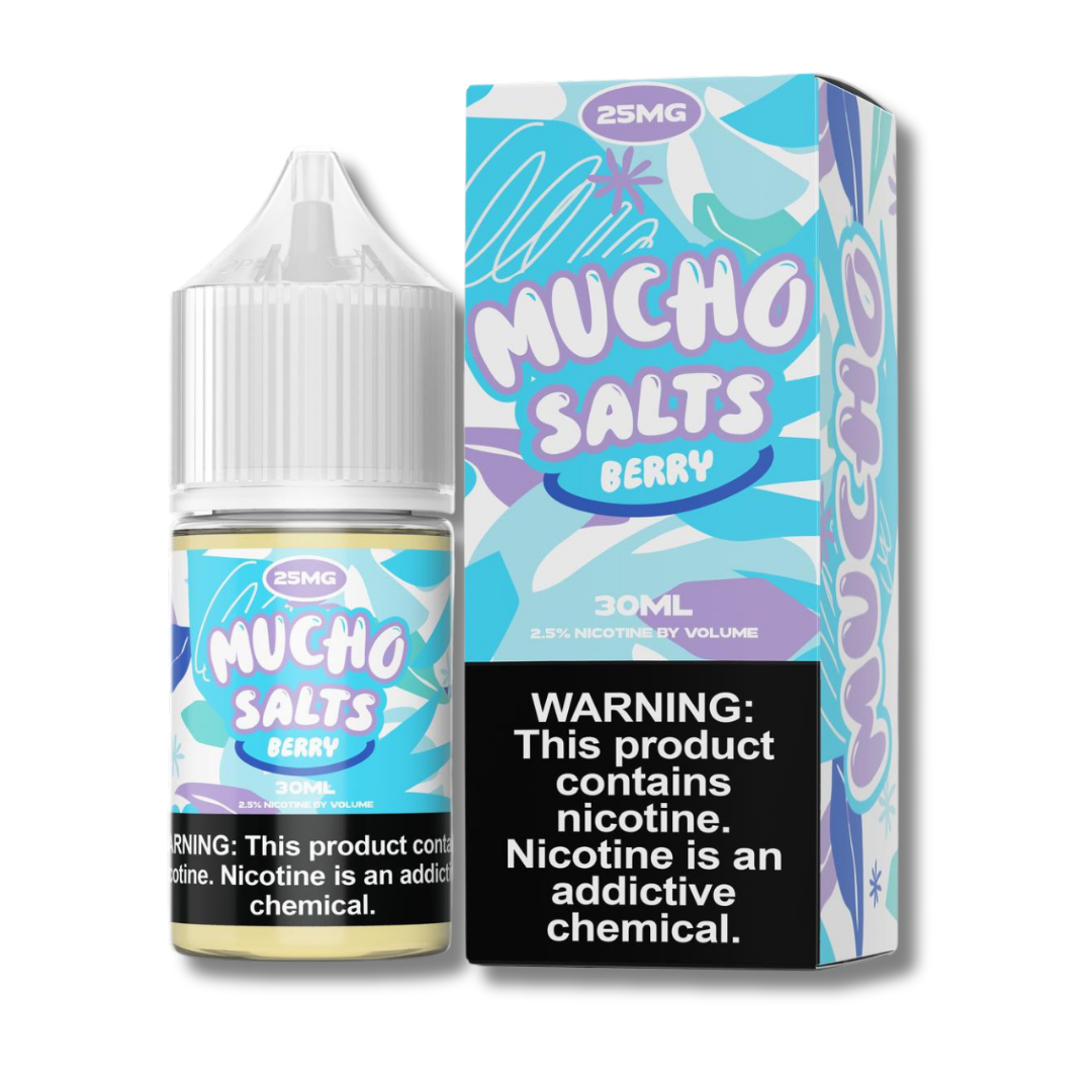 Mucho Salt Nicotine E-Liquid 30mL - Berry