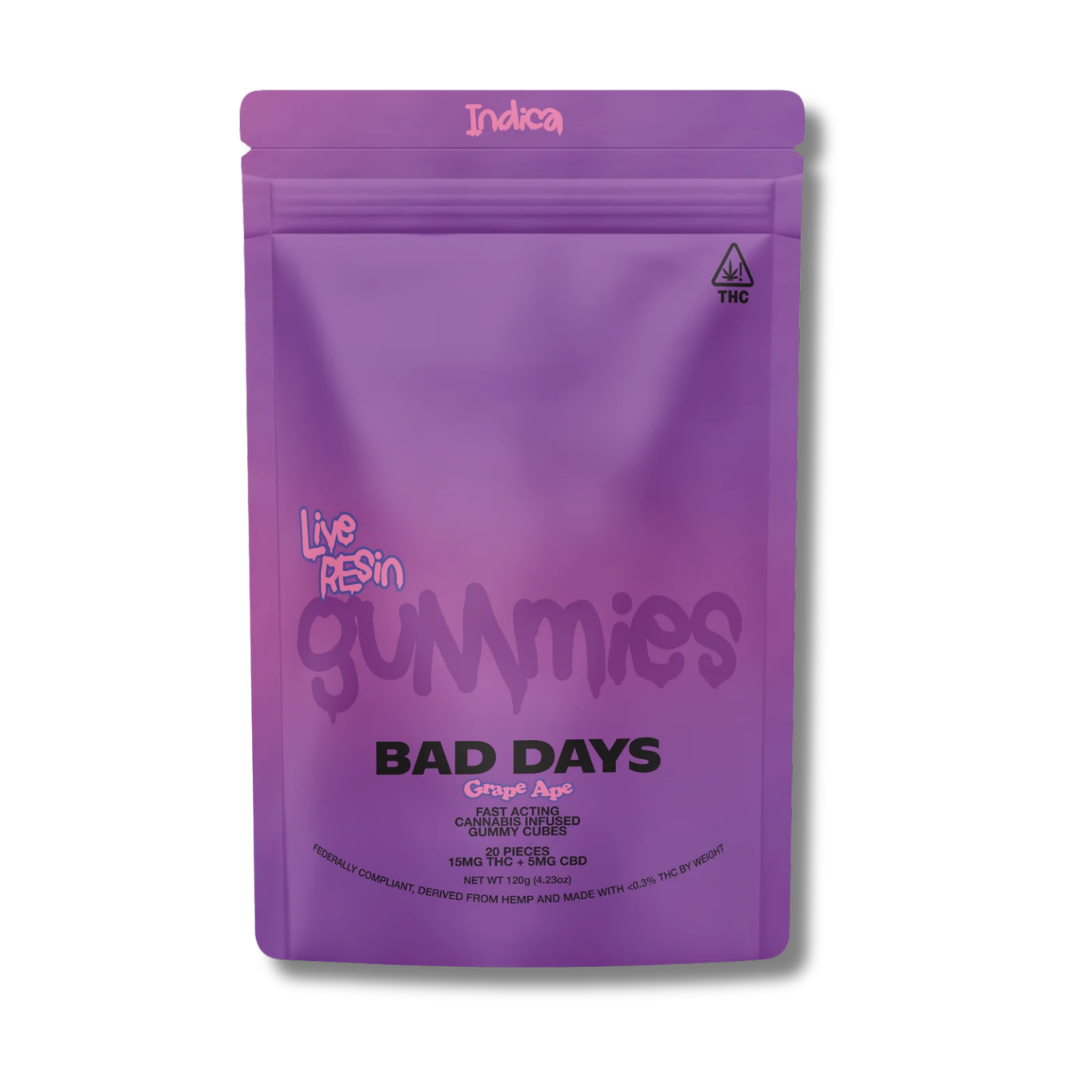 Bad Days Live Resin Delta 9 THC Gummies 400mg