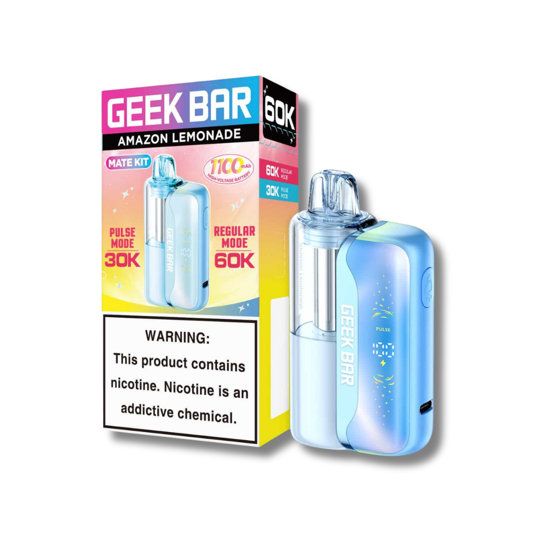 Geek Bar Mate 60K Disposable Vape Kit - Amazon Lemonade