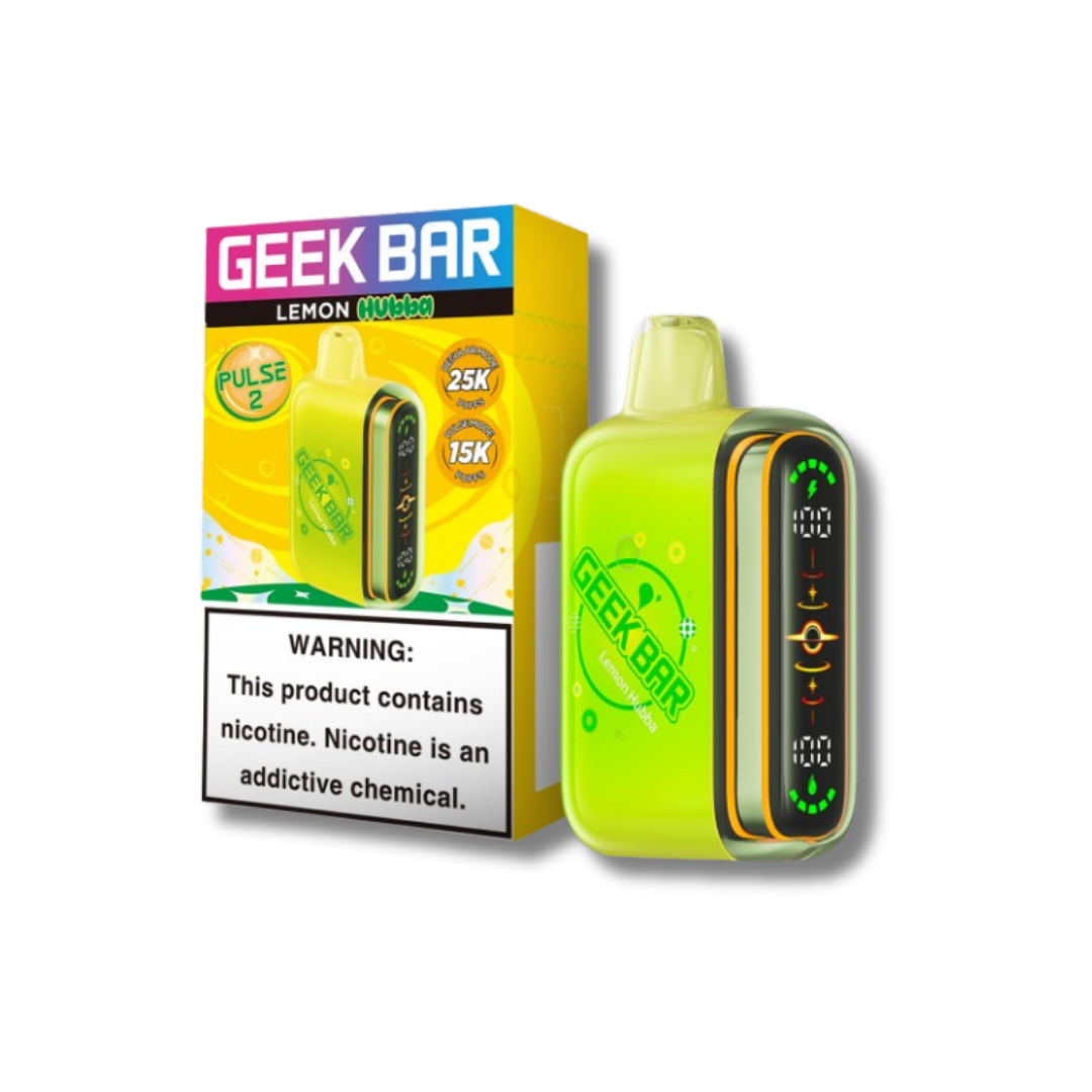 Geek Bar Pulse 2 Disposable Vape 25K Disposable Vape -  Lemon Hubba