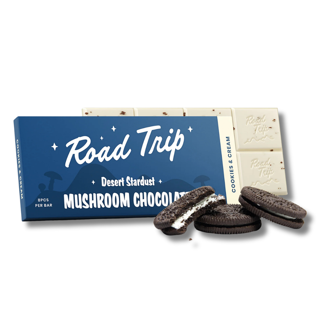Road Trip Desert Stardust Mushroom Chocolate Bar 48 Grams - Cookies and cream