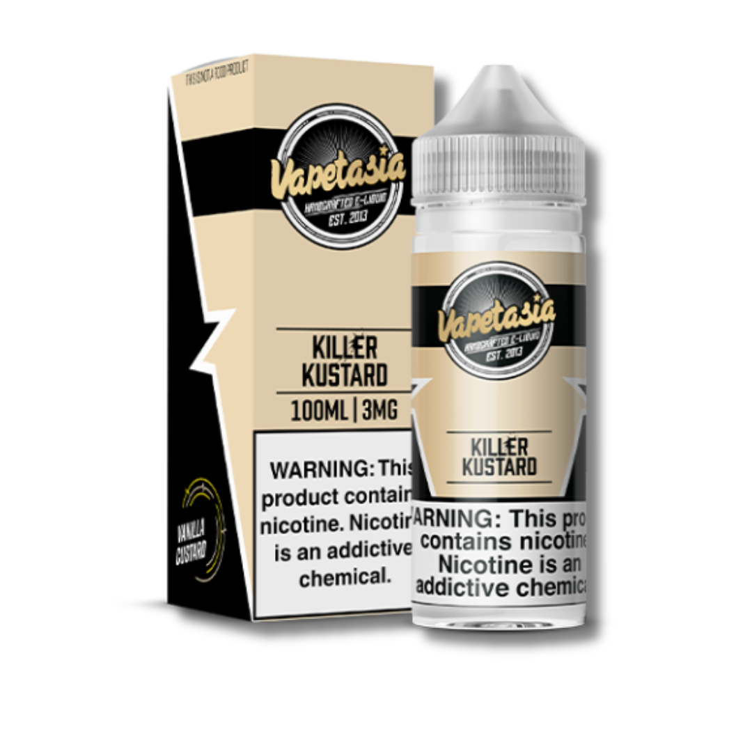 Vapetasia Killer Kustard Freebase Regular Juice 100mL - Killer Kustard Original Flavor